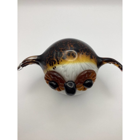 Dale Tiffany Majestic Owl Glass Art Figurine / Decorative Art Piece - Picture 5 of 7